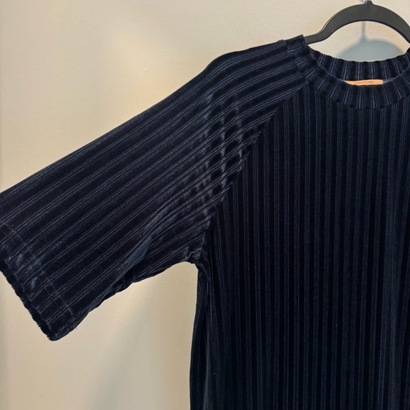 Scotch & Soda Stripe velvet midi dress size M - Picture 5 of 14